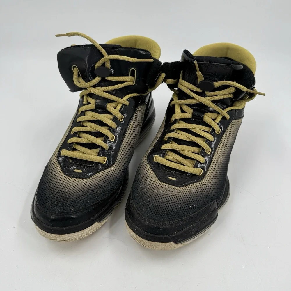 MEN'S ADIDAS SM TS‎ HEAT CHECK NA US SIZE 14 BLACK GOLD G22681